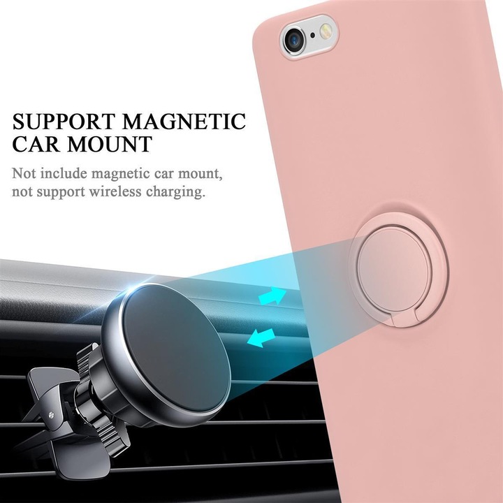 Actual product image Cadorabo TPU Liquid Ring Silicone Case Cover (Apple iPhone 6)