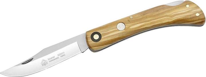Immagine prodotto Puma IP Coltello tascabile TOURER OLIVE, acciaio AN.58, chiusura posteriore, piastre ornamentali, manico in (8.50 cm)