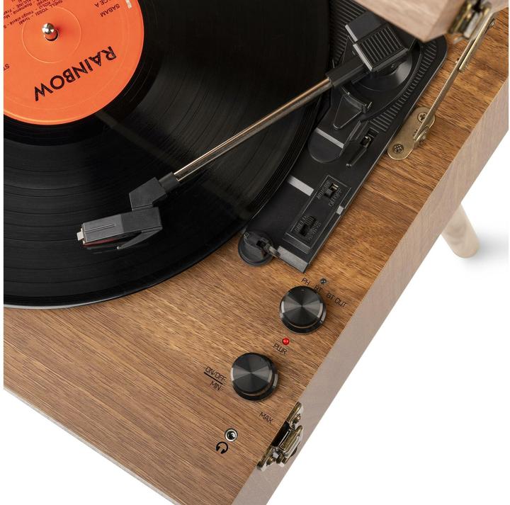 Immagine prodotto Audizio Giradischi con Bluetooth Fremont Brown, dettaglio colore (Automaticamente)