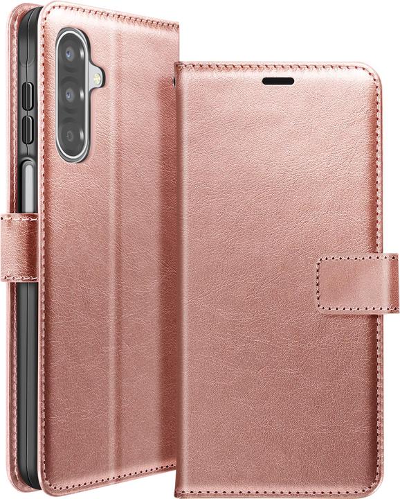 Mayaxess Etui Galaxy A17 Brieftasche mit Handschlaufe, Stand (Samsung Galaxy A17)
