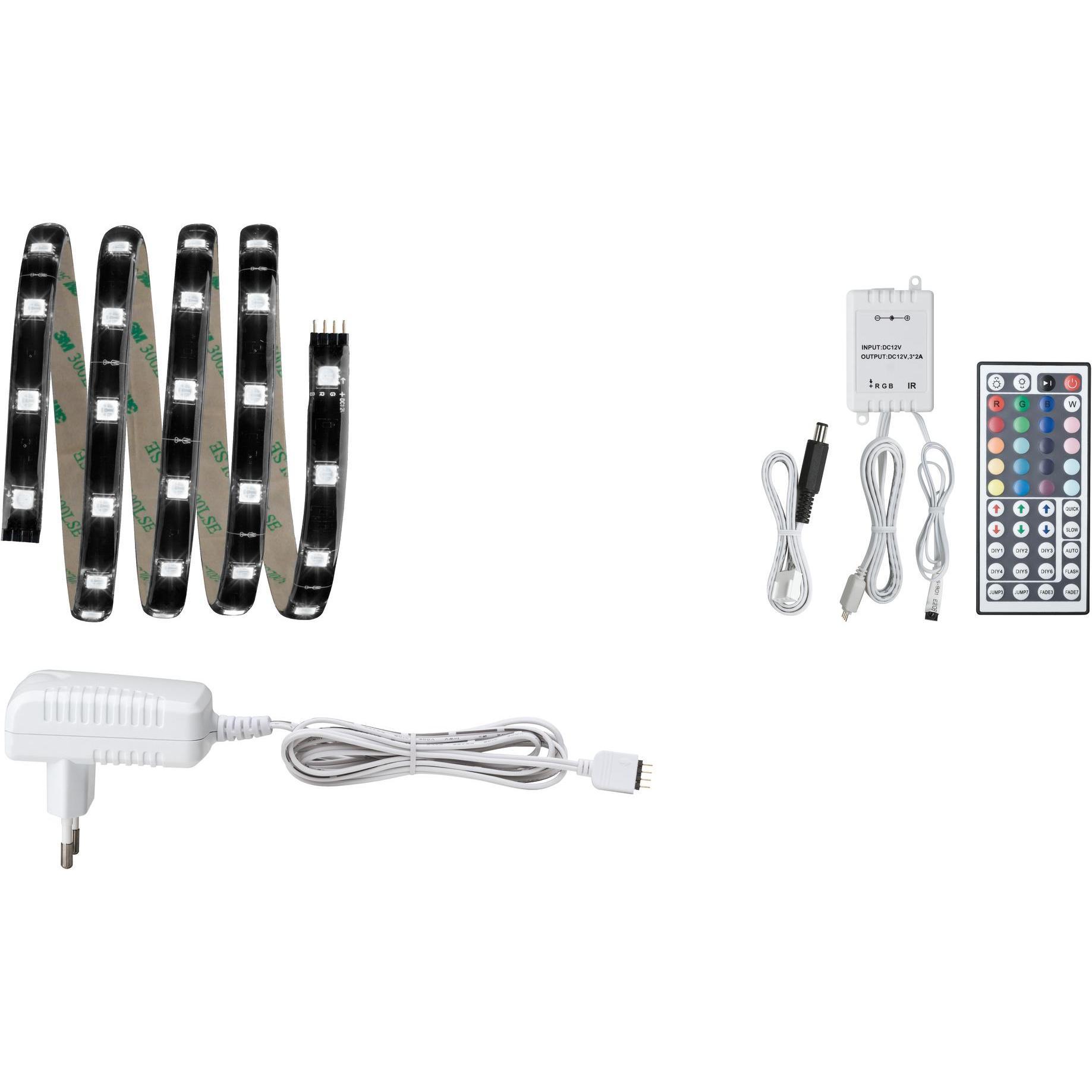 Paulmann, LED Streifen, YourLED Stripe Set (RGB, 150 cm, Indoor)