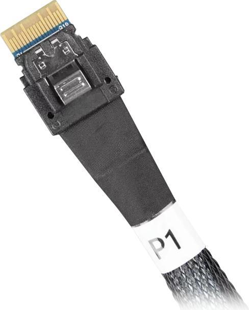 Produktbild Icydock ICY DOCK Kabel MCIO 8i SFF-TA-1016 zu 2xSlimSAS SFF-8654 4i Kabel,0,5m (50 cm)