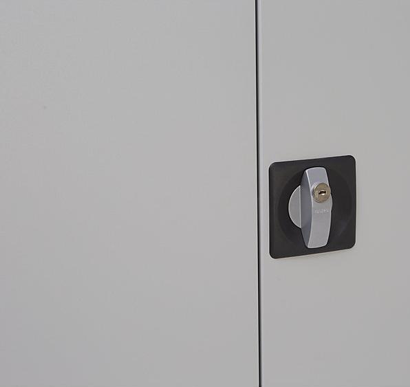 Image du produit eurokraft basic Armoire universelle, h x l x p 1850 x 800 x 420 mm, gris clair.