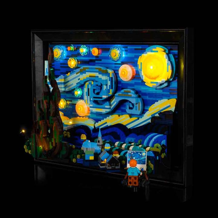 Image du produit Light my bricks LMB 2.0 Kit d'éclairage LED pour LEGO 21333 Vincent van Gogh - Nuit étoilée