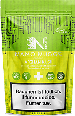 Nutritional values and ingredients Swiss Botanic Nano Nuggs Afghan Kush (30 g, Indoor)
