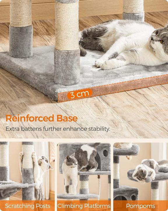 Produktbild Feandrea Kitty (143 cm, Grau)