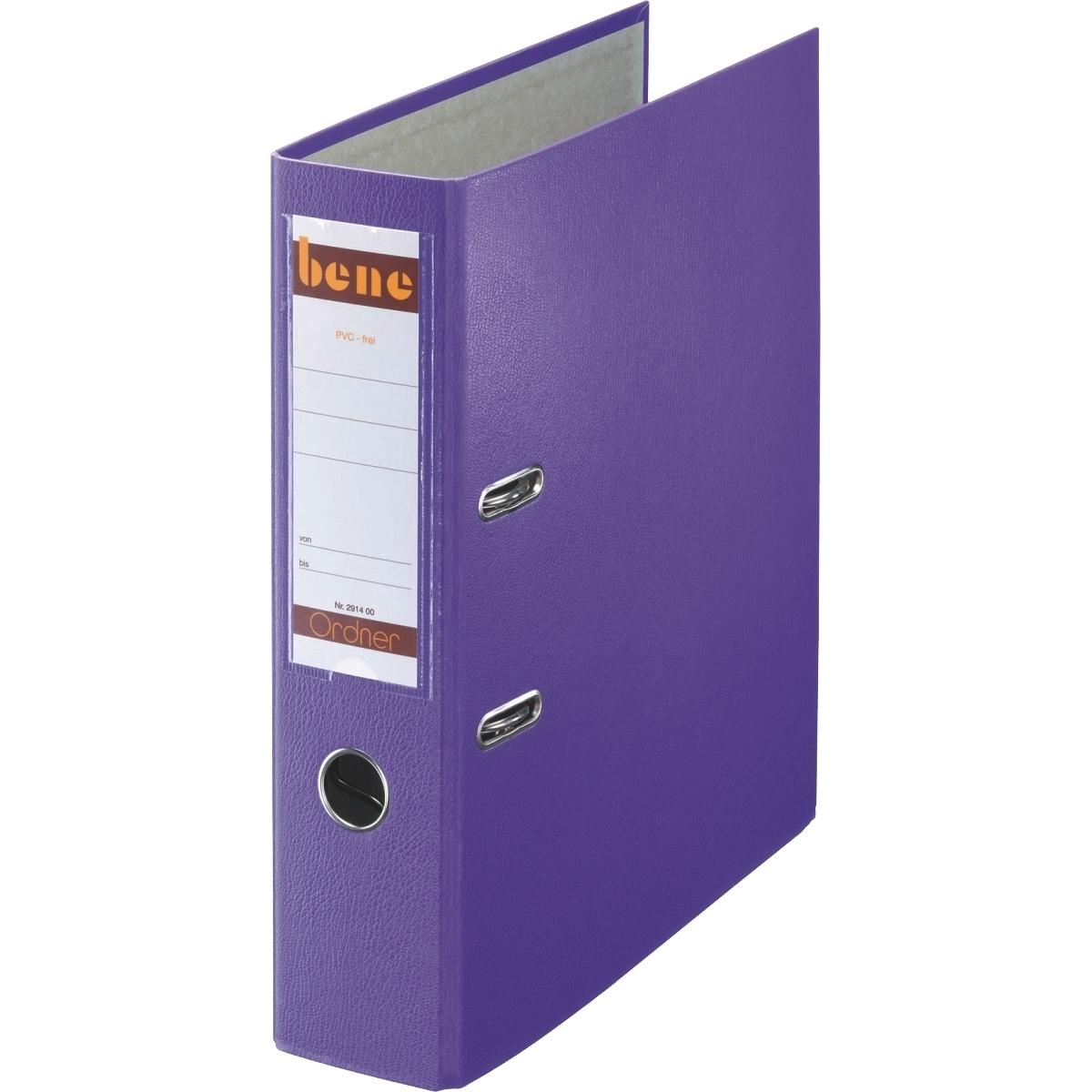 Bene, Ordner, Ordner Rückenbreite: 80 mm Verwendung für Papierformat: DIN A4 (A4, 80 mm, 1 x)