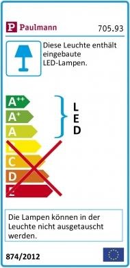 Etichetta energetica Paulmann La tua striscia LED (Bianco freddo, 300 cm, Interno)