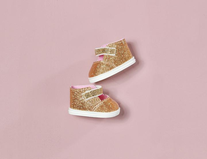 Actual product image Baby Annabell Shoes Gold 43cm