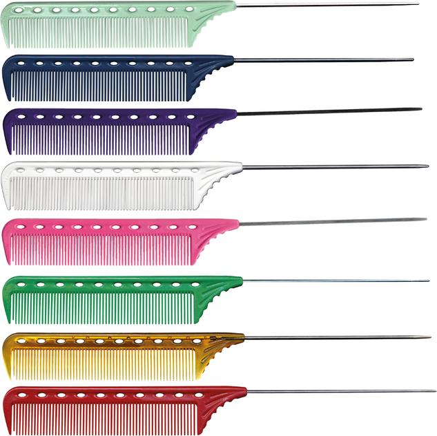 Actual product image Y.S. Park Handle comb no. 101 white 216 mm