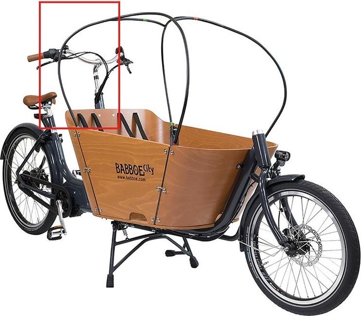 Actual product image Babboe Rain/sun canopy