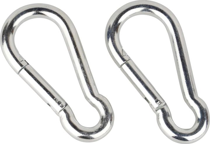 Mamutec Verzinkt Feuerwehrkarabiner 60 mm 2 Stk.