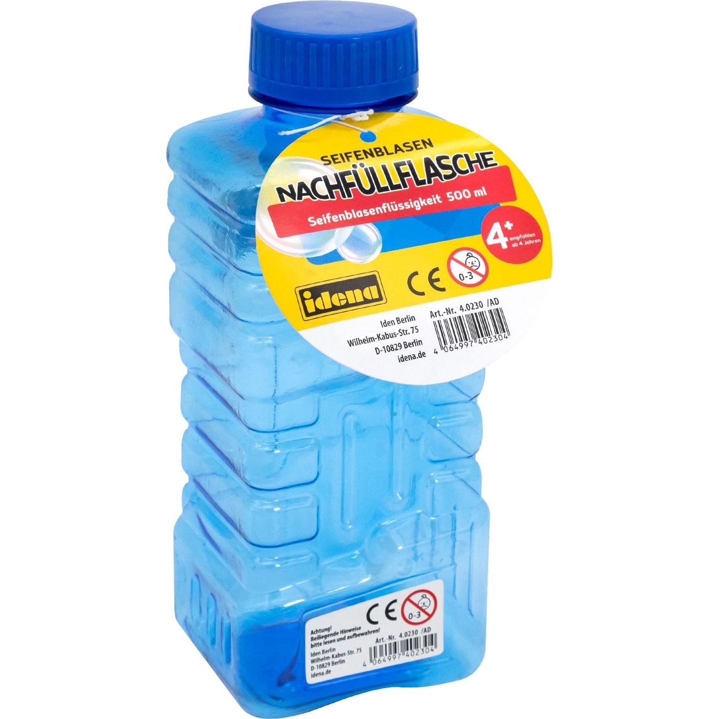 Idena Seifenblasen Nachfüllflasche 500ml