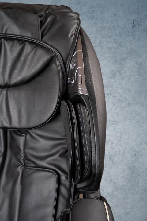 Actual product image PureHaven Massage chair Kneading and tapping massage Heating function Bluetooth USB Voice control black