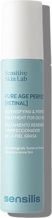 Sensilis Pure Age Perfection Retinal Oil-Free Serum with Organic Silicon and Prebiotics for Sensitiv (50 ml)