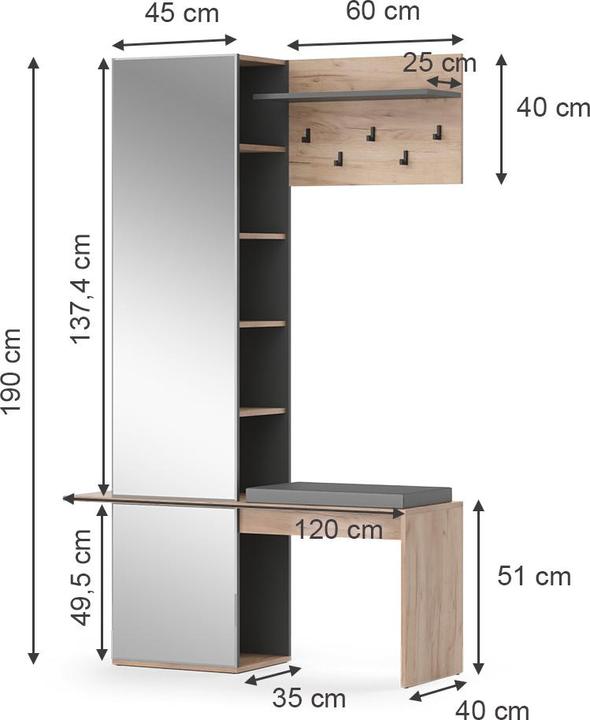 Produktbild Vicco Adeline
