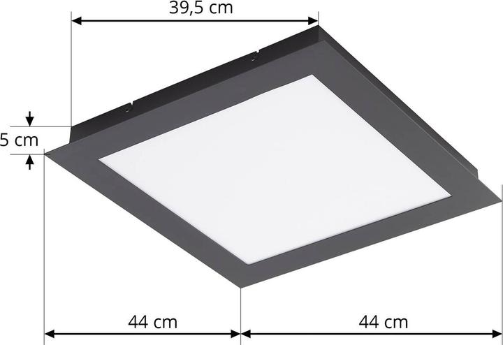 Image du produit Lucande Plafonnier Leicy LED RGBW Tuya 44 cm (1560 lm)