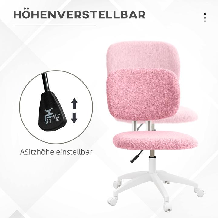 Produktbild Vinsetto Bürostuhl mit Plüschbezug