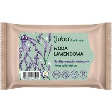 Luba, Carta igienica, Eco Family Carta igienica umidificata con acqua di lavanda 50 pezzi. (50 pz.)