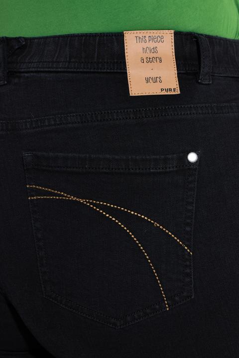 Produktbild Ulla Popken Jeans Mary, weites Bein, Elastikbund (52)