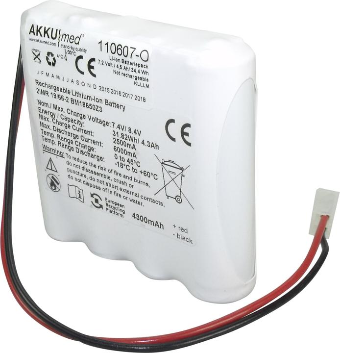 Actual product image AccuCell Akku Atmos C161 (Device specific, 4500 mAh)