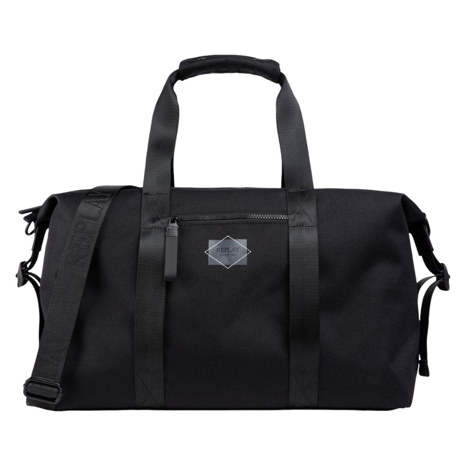 Replay, Herren, Tasche, Weekender, Schwarz