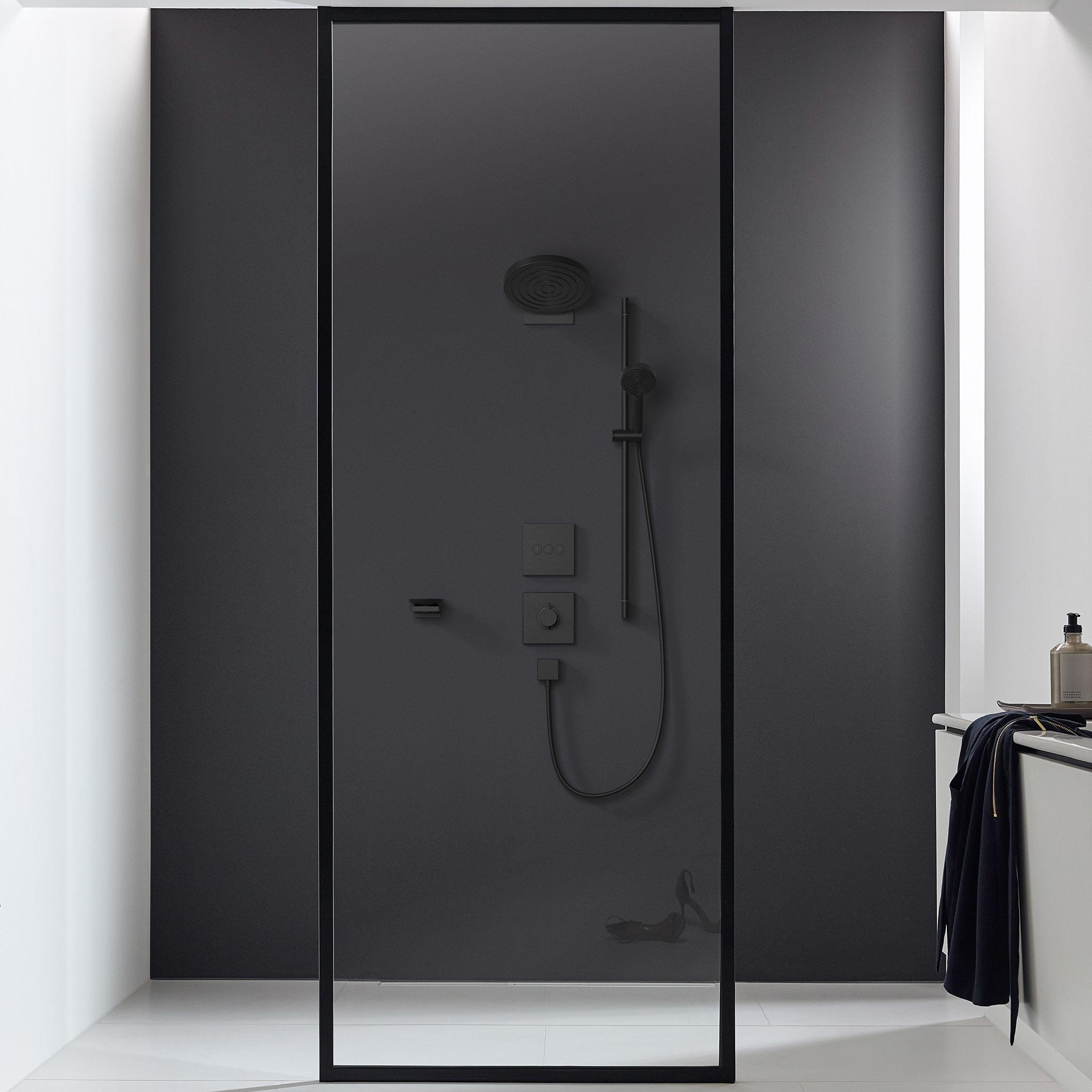 Thumbnail - hansgrohe, Duschsystem, HG Wandanschluss PULSIFY für Kopfbrause 260 mattschwarz