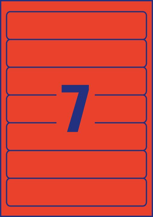 Actual product image Avery L4762-20 Labels 38x192mm