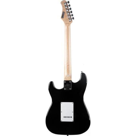 Thumbnail - EKO E-Gitarre GEE ST100-BLK Schwarz (E-Gitarre, Ahorn, Pappelholz, Harz, WPC Harz), Gitarre, Schwarz