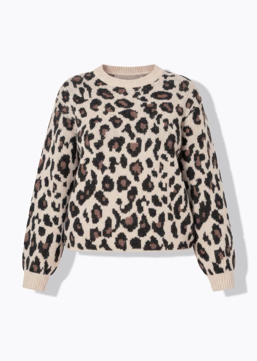 Produktbild Studio Untold Pullover, Boxy Shape, Leo, Balon-Langarm (50, 52)