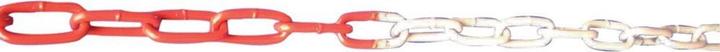 Schake Absperrkette rot / weiss, Kunststoff 6 mm, VE 25m (25 m)