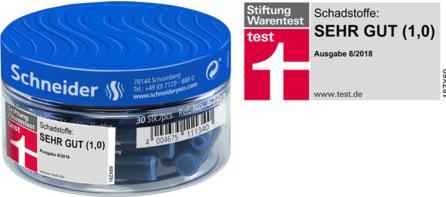 Produktbild Schneider Tintenpatrone (Füllertinte, Königsblau)