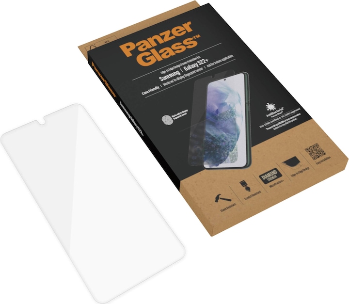 Actual product image PanzerGlass Case Friendly (1 Piece, Samsung Galaxy S22+)