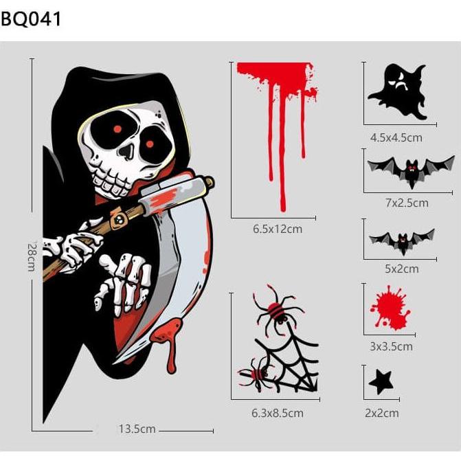 Thumbnail - Cover-Discount, Wandtattoo, Fenster Sticker Tattoo Halloween
