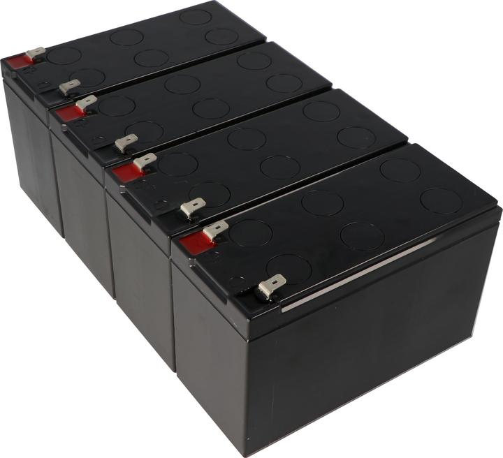 CSB Nachbau Akku exakt passend für den APC-RBC24 Akku zum Selbsteinbau, Abmessungen beachten 151x65x100m (12 V, 8.40 Ah)