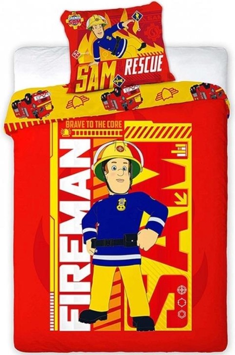 Actual product image MCU Fireman Sam 2in1 bed linen (100 per cent cotton)