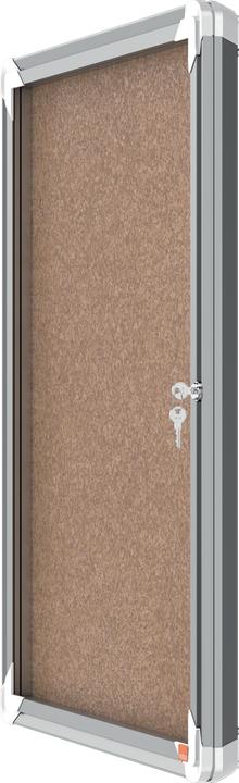 Actual product image Nobo Lockable Notice Board Premium Plus Indoor Cork (Bulletin board, 21 x 30 cm)