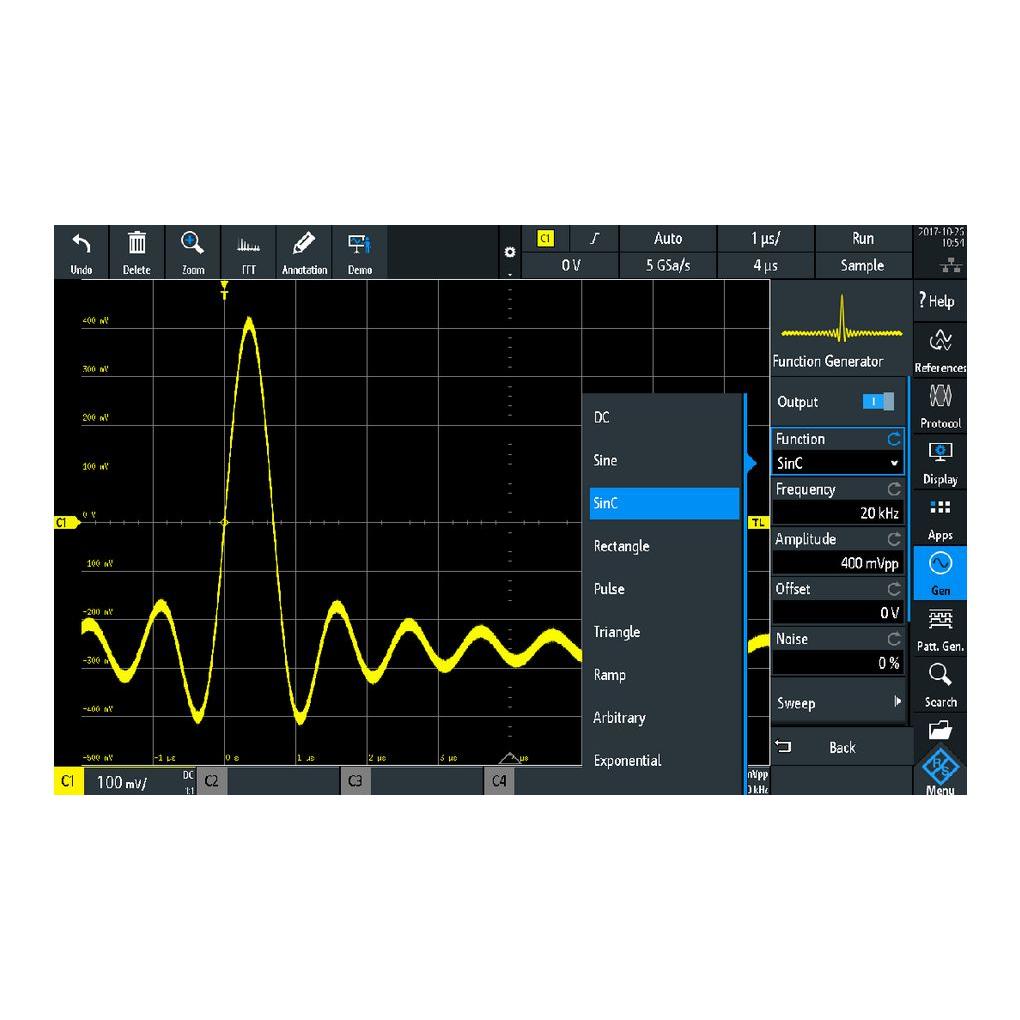 Rohde & Schwarz RTC1000 Software Option Bundle (Oszilloskop), Messtechnik