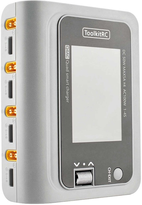 Image du produit Toolkitrc Chargeur Quad Q4AC XT60 100W, 1-4S