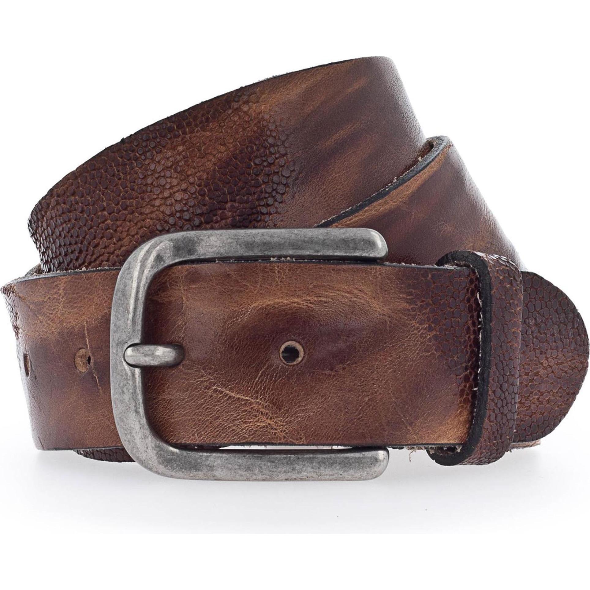 B.Belt, Damen, Gürtel, Gürtel Leder, Beige, (90)