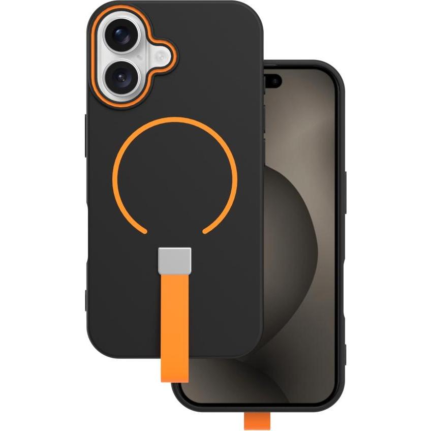 OEM Loop Thin Mag case for iPhone 12 / 12 Pro 6,1" black (Apple iPhone 12, Apple iPhone 12 Pro), Cover smartphone, Nero