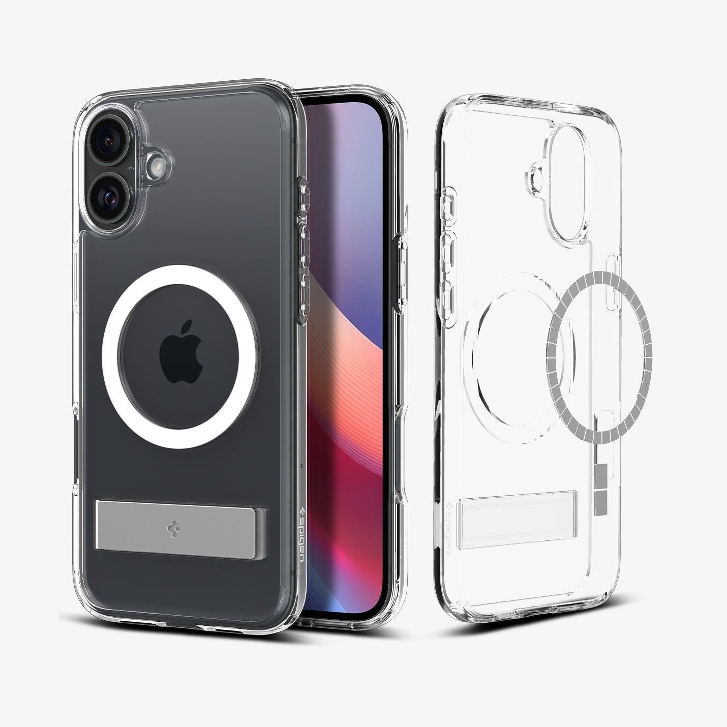 Spigen Slim Armor Essential S MagFit (Apple iPhone 16 Plus), Smartphone Hülle, Transparent