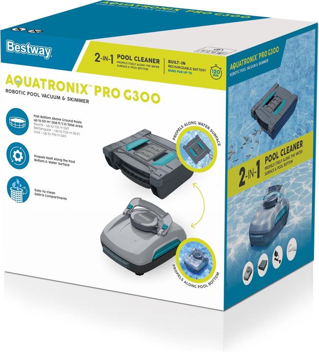 Produktbild Bestway AquaTronix Pro G300 Autom. Pool roboter mit Vakuum- und Skimmerfunktion