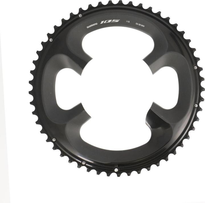 Produktbild Shimano Kettenblatt 105 FC-R7000 53 Zähn MW schwarz (53)