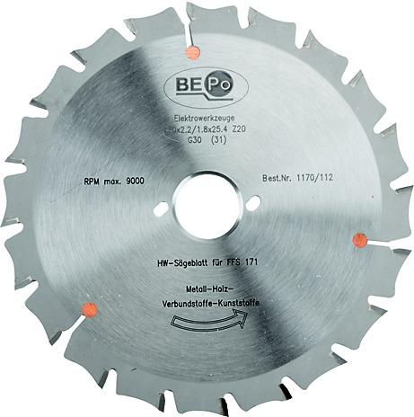 Productafbeelding Bepo Cirkelzaagbladen met hardmetalen punt