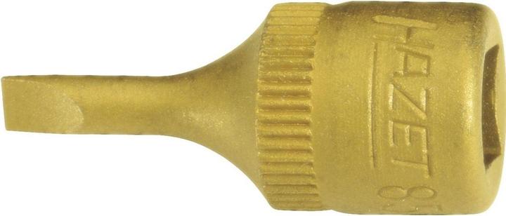 Produktbild HAZET Schraubendreher-Steckschlüsseleinsatz 8503-0.8X4 ∙ Vierkant6,3 mm (1/4 Zoll) ∙ Schlitz Profil…