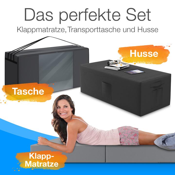 Actual product image Bestschlaf Folding mattress incl. cover & transport bag (140 x 195 cm, Foam core)