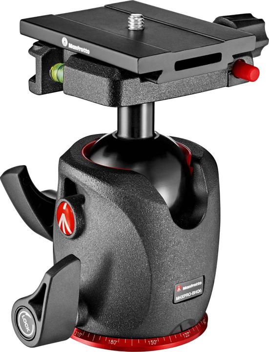 Manfrotto Testa a sfera XPRO con staffa a sgancio rapido Q6 Top Lock (Testa sferica)