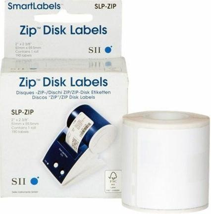 Immagine prodotto Seiko SLP-ZIP ZIP-Disk etichette, 1 rotolo da 190 etichette