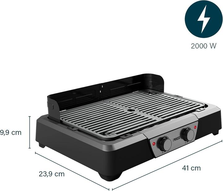 Actual product image Princess Table grill BBQ 2000 W